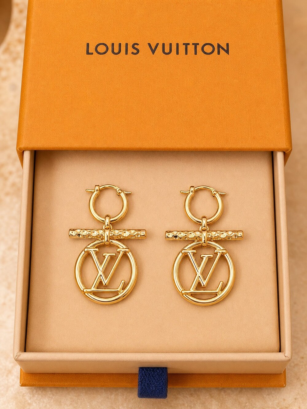 Louis Vuitton Signature Earrings Style 2 | New with Box - Picture 2 of 9
